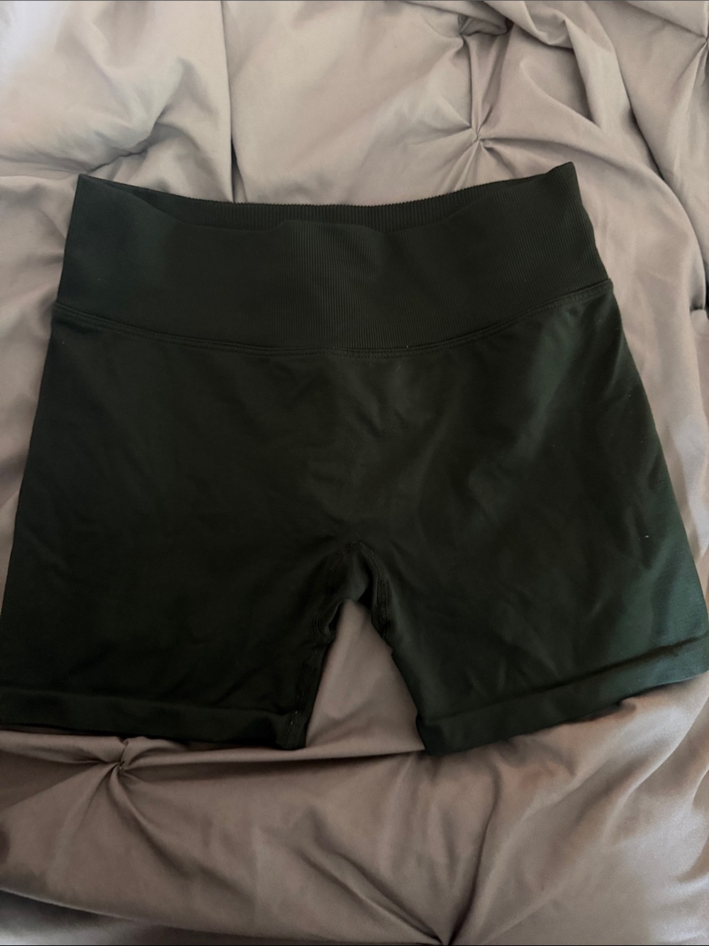 YoungLA Black High-Rise Bike Shorts